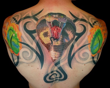 Tattoos - Tribal snake - 20701
